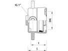 Steckmuffen-Endkappe Baio Gas 8065 DN 100 - Hawle Steckmuffenformstücke