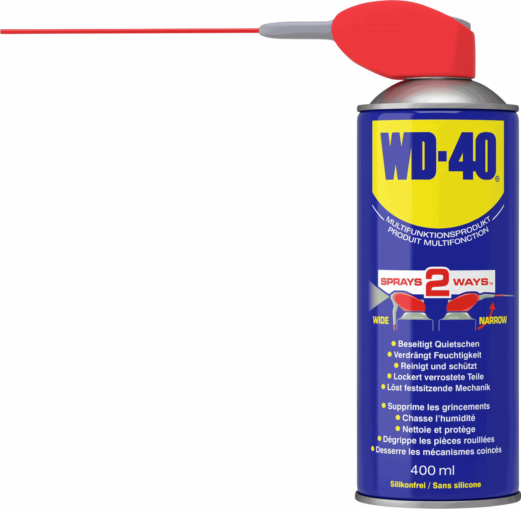 WD-40 Schmiermittel-Spray "Smart Straw" Spraydose à 400ml - Schmieren