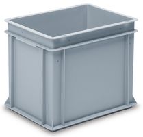 Rako-Behälter, mit zwei Muschelgriff, grau 400x300x323 mm 30 Lt - Utz Behälter