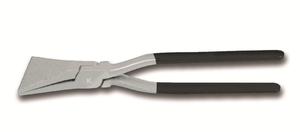 Falzzange Inox trowalisiert B=60mm , L= 280mm , aufgelegt , Griffe PVC überzug - Spenglerwerkzeuge