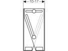 Bausatz freistehende Wand 461.660.00.1 - Geberit-GIS