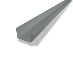 PREFA Kastenrinne à 6 M 333 mm Patina grau 26319947 - PREFA Dachentwässerungssysteme