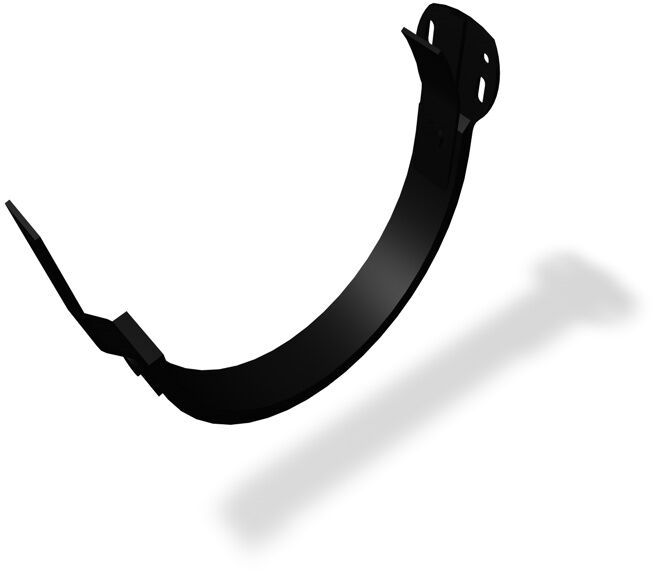 PREFA Stirnbretthaken für Kastenrinnen 250 mm P.10 Schwarz 202044 - PREFA Dachentwässerungssysteme