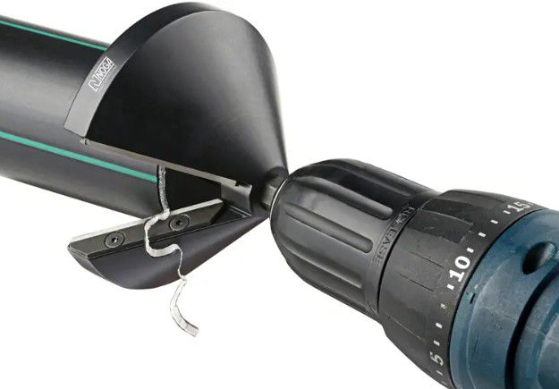 NOGA Innen- und Aussen-Rohrentgrater für Plastik PC6000 , Ø 25-75 mm für PVC,PP,PE,CPVC,ABS - Bohren