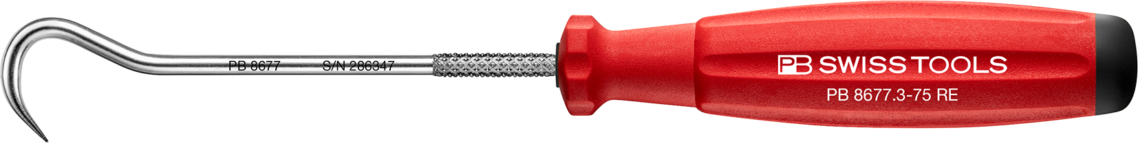 PB PickTool 8677 3-75, mit abgerundeter Haken-Spitze - Steck- und Drehmomentschlüssel
