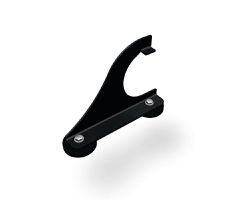 PREFA Gebirgsschneefangstütze 03 P.10 Schwarz, VE 2 Stk. - PREFA Dachsysteme