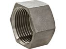 Inox-6-Kant Kappe 3" 1300 - Rostfreie Gewindefittings