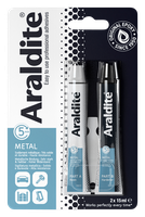 ARALDIT Metal Klebstoff 2 x 15ml, bearbeitbar wie Metall - Kleben