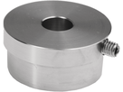 Rohrk Vollmat gerad m. Fase und sichtb Q-geb M6 33.7 mm geschl. 1.4301 - INOXTECH-Handlauf-/Geländer-System
