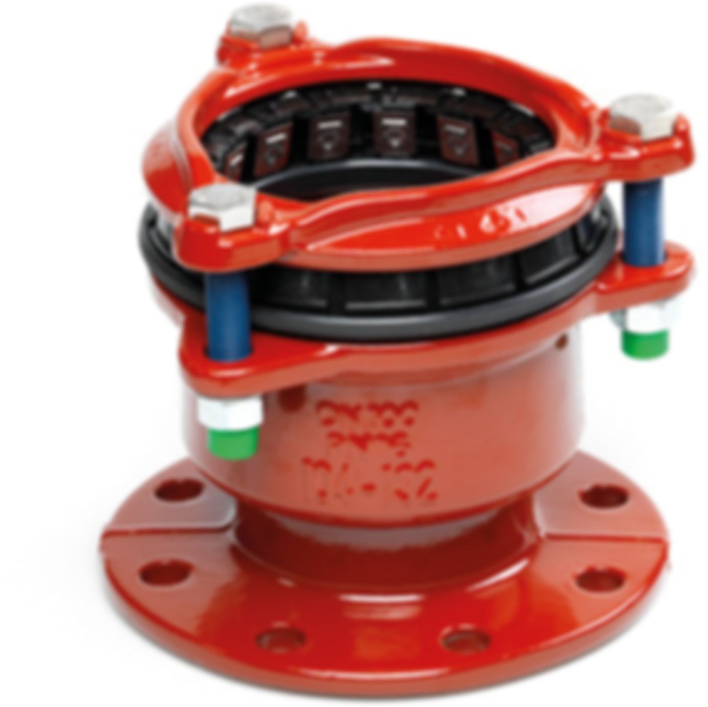 E-Stück, zugfest Typ 3057 DN 200 PN 10/16 Spannbereich 192-232mm 709 355 224 - GF Waga-Multi/Joint