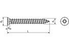 SPAX®-RA Senkkopf vzb/WIROX® BN20217 Ø7,5x120(T30) - Bossard Spanplattenschrauben SPAX