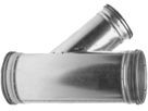 Abzweiger 45° 80/ 80mm TVU45-V - Spiralfalzrohre und Zubehör System Safe