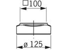 Aufsatzstück m/Cr-Ni-Rost 100 x 100 mm Belastungsklasse K3 2500.77.11 - ACO Passavant Entwässerungstechnik