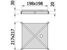 Schlitzrost Gully 157 V2A M125 217x217 408030 - ACO Passavant Entwässerungstechnik