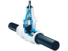 Einschweiss-Schieber für Wasser 2670 Delrin DN 2" / d 63mm - Hawle Armaturen