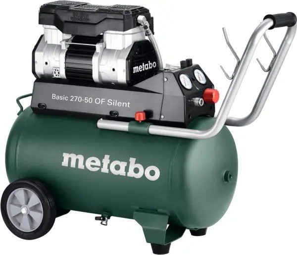 Kompressor Basic 270-50 OF Silent 50l, 10 bar 1.5kW, 37kg - Metabo Elektrowerkzeuge