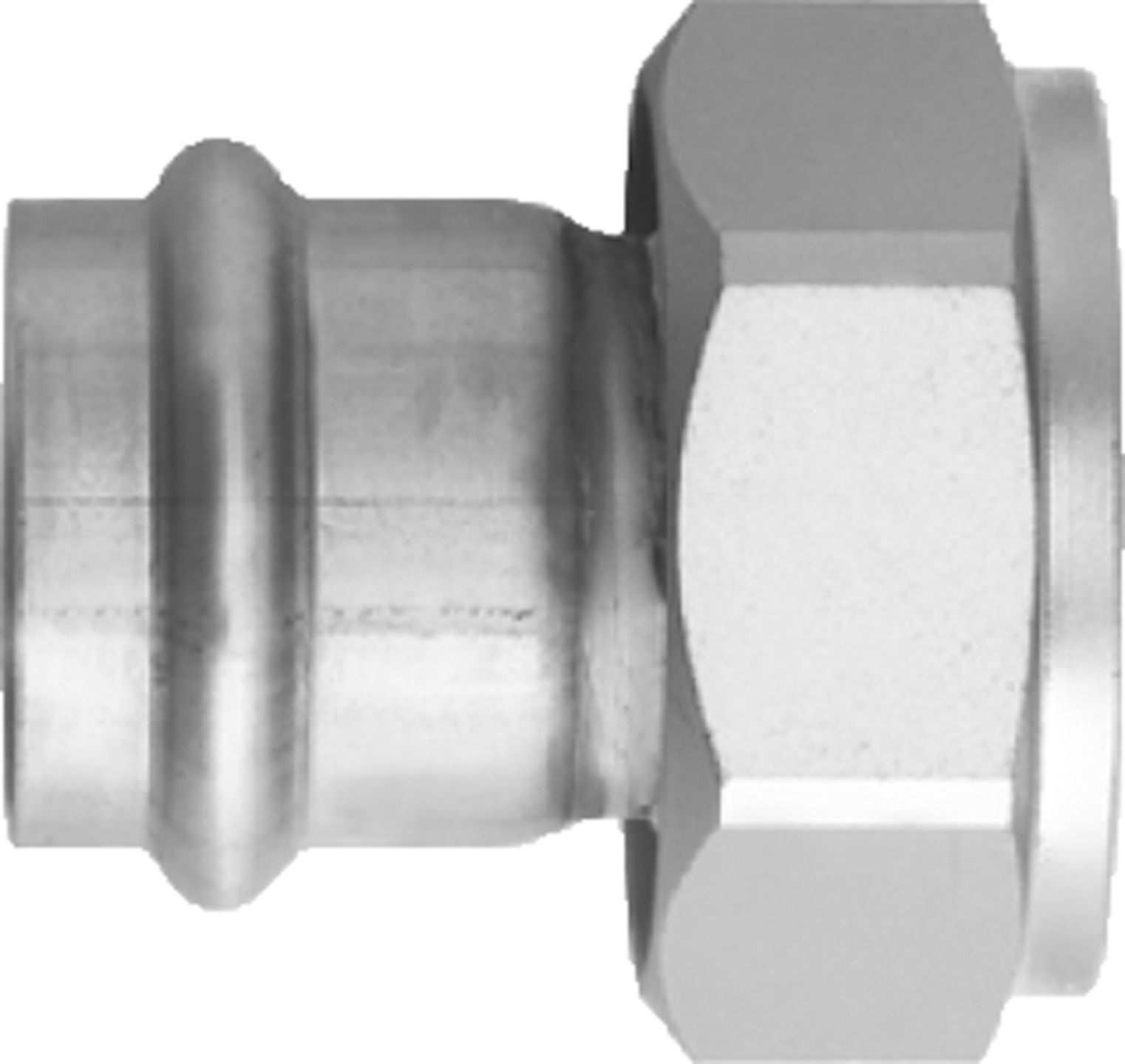 Industry-Verschraubung 15mm x 3/4" mit Pressmuffe 80348.23 - Optipress-Industry Formstücke