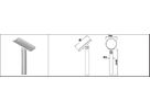 Einschweisskonsole beweglich 33.7 mm geschliffen 126633 - INOXTECH-Handlauf-/Geländer-System