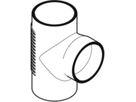 Bogenabzweig 88,5° d 110/ 90mm 310.088.14.1 - Geberit-PE-Silent-Formstücke