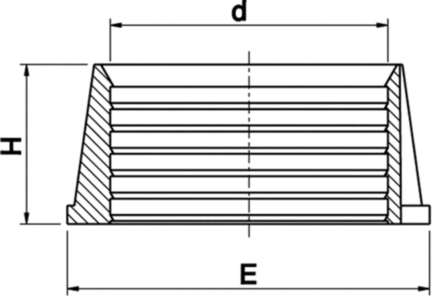 Klemmring (POM) 7003 d 20mm - Plasson-Klemmfittinge