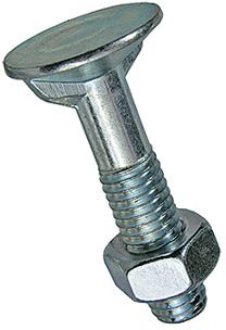 Rippenschr mit 6-kt Mu St 4.6 vzb BN251 DIN25195 M6x50 - Bossard Schrauben