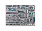 TECHNOCRAFT Werkstattwagen Swiss Team XL mechanic "775 tlg. , 1/4"" + 3/8"" + 1/2"" , 8 Schubladen, - Schlüsselwerkzeuge