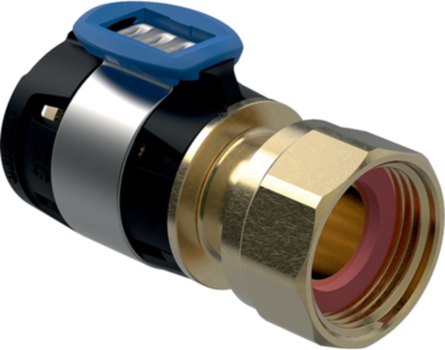 Übergangsverschraubung 50mm-23/4" mit Überwurfmutter Messing 620.675.00.1 - Geberit FlowFit-Rohre/Formstücke