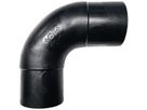Bogen 90° nahtlos PE100 S8 PN 10 d 125mm 753 000 815 - PE100 Stutzenformstücke langschenklig