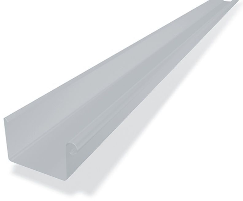 PREFA Kastenrinne à 3 M 333 mm Silbermetallic 573215 - PREFA Dachentwässerungssysteme