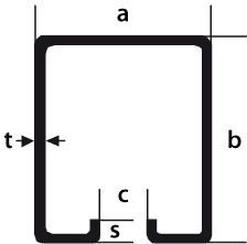 Laufschienen-Profil 55/62/19/2.00 mm - Kaltgerollte SpezialprofileDIN 17118