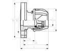 Verschraubung mit Flansch in Metall d 90mm / DN 80 158 400 120 - GF iJoint-Klemmverbinder