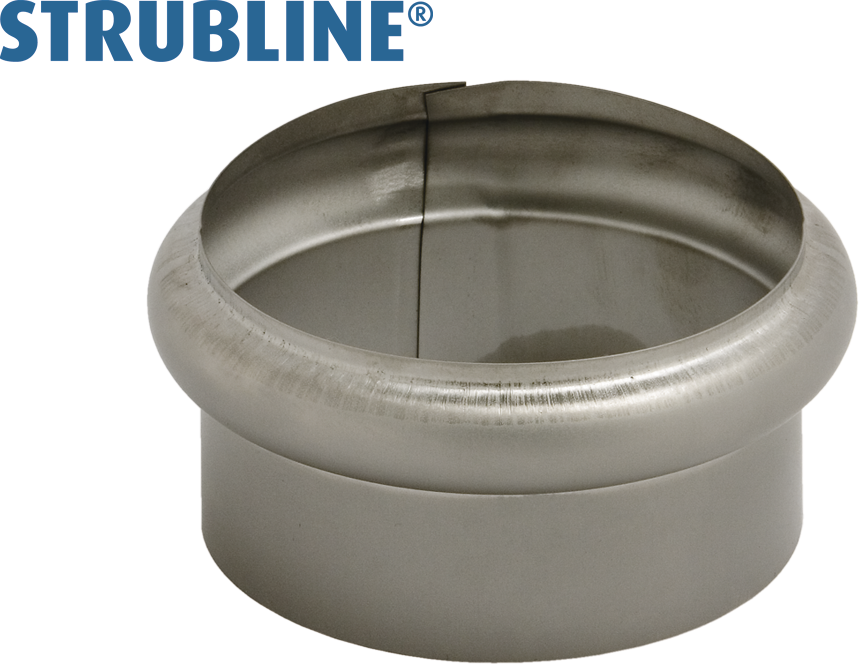 Einfachwulsten 75 mm 293 "Strubline" - MattpluS Spenglereihalbfabrikate