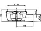 Ablaufkörper Easyflow Flatline DN 50 Kunststoff waagrecht 2505.05.00 - ACO Passavant Entwässerungstechnik