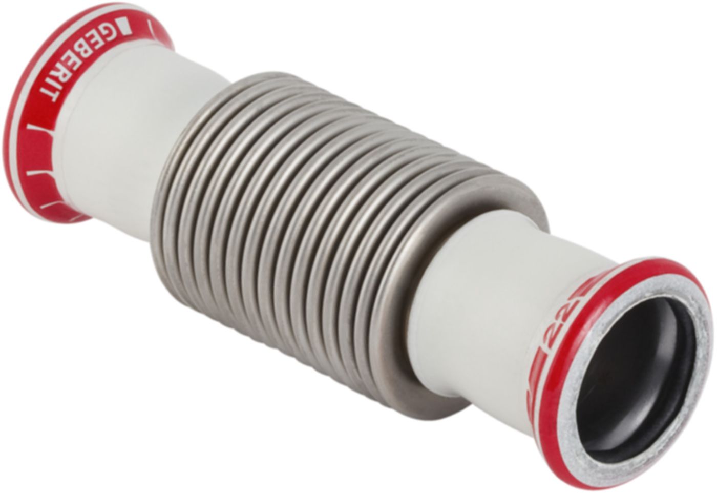 Axialkompensator 54mm 23938 mit Pressmuffen La = +/-1.4 - Mapress-Heizungs-Formstücke