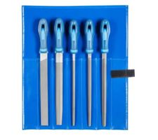 PFERD Werkstatt Feilen-Sortiment, in Rolltasche 542 WR, L= 250mm, Hieb 2 (Halbschlicht) - Feilen, Bürsten