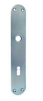 NICKAL Türschild 6241.08, BB 78mm 235/40/2mm, Führung 16mm, Edelstahl matt - Tür- und Sichtbeschläge
