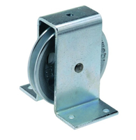WEBI Stehrollen Stahl, mit Kugellager 160/60mm, verzinkt, Tragkraft 100kg - Seilrollen