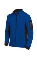 FHB CHRISTOPH Strick-Fleece-Jacke royalblau-schwarz Gr. 2XL - Textilien