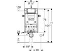 Kombifix Wand-WC-Element Sigma Typ 108 Betätigung von vorne 110.349.00.5 - Geberit Grossisten Shop-Sortiment