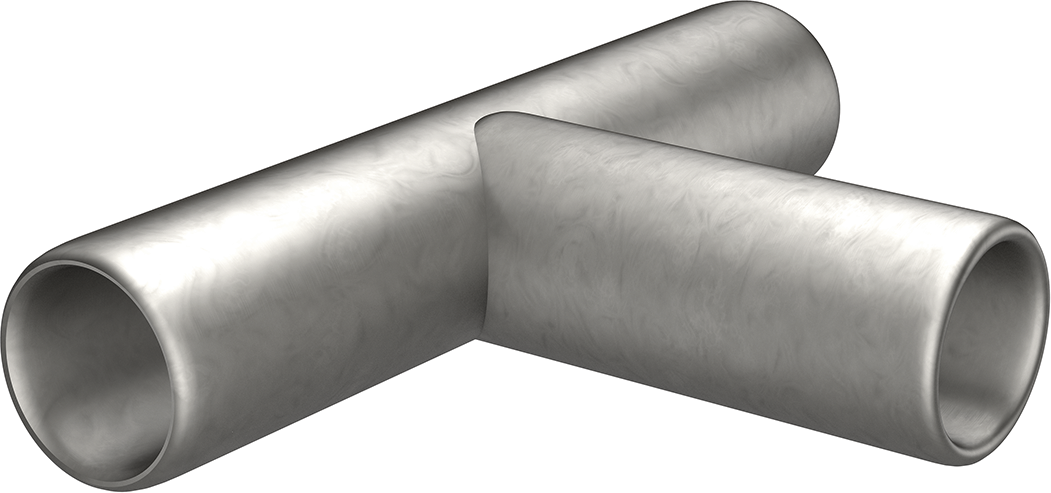 Tee verzinnt 10/50mm2 AF 414.044.340 / AV 12 - AF Blitzschutz-Presszubehör