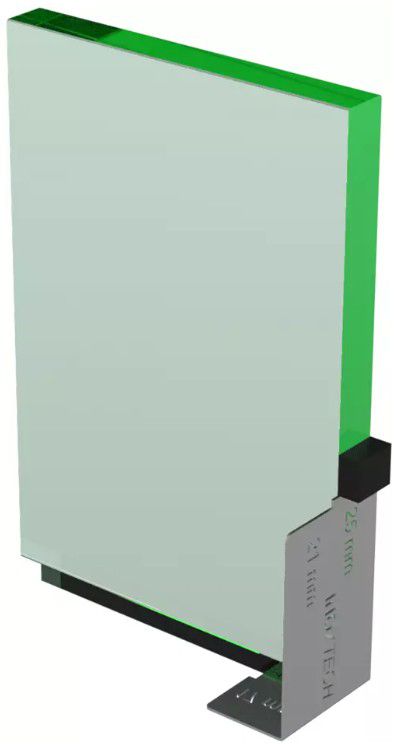 Montagehilfe für Mitteldichtung t = 1.5 mm, CNS 1.4301 - INOXTECH-Handlauf-/Geländer-System