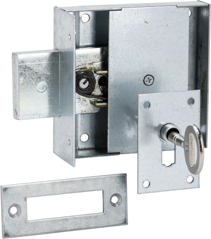 SCHÄNIS Kellertürschloss 2301 BB 55, links/rechts, verzinkt - Türschlösser und Zubehör