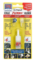 TURBO Sekundenkleber 4g Flasche Blister - Farben / Rostschutz