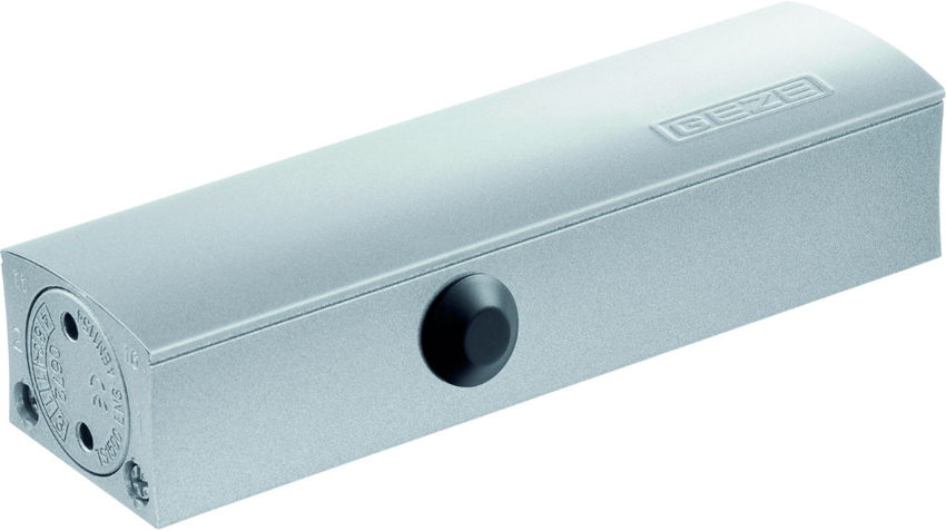 GEZE Türschliesser TS 1500, ohne Gestänge Silberfarbig, FB=1100mm, EN 1-4 - Türöffner, Türschliesser, Türfeststeller