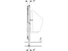 Urinal-Element Universal, Typ 112/130 Keramik int.Urinalsteuerung 111.628.00.2 - Geberit-Duofix