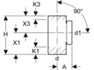 Putzstück 90° 368.451.16.1 d 125/110mm - Geberit-PE-Formstücke