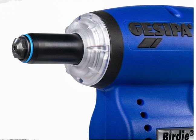 GESIPA Blindnietsetzgerät Birdie® CAS 18V , 1x 2.0 Ah , Ladegerät , in L-Boxx - Gesipa-Nieten