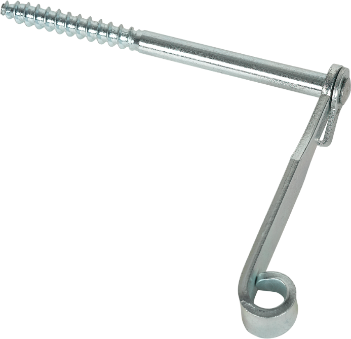 SANER Jalousievorreiber, Stahl 200x110 mm; Gewinde 10mm, verzinkt - Jalousiebeschläge