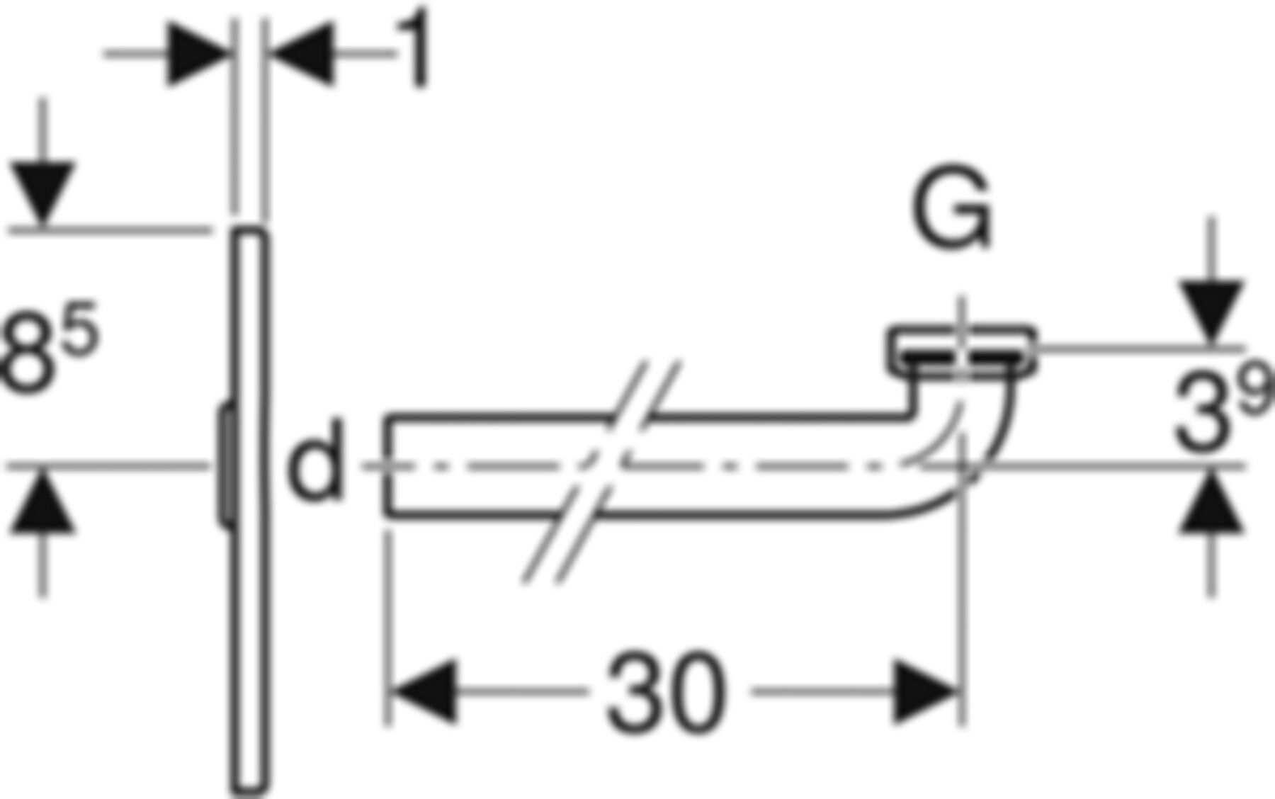 Fertigbau-Set Duofix/GIS für Waschtisch- Elemente m. Unterputz-Sifon 115.416.21.1 - Geberit-Sifon + Apparateanschlüsse