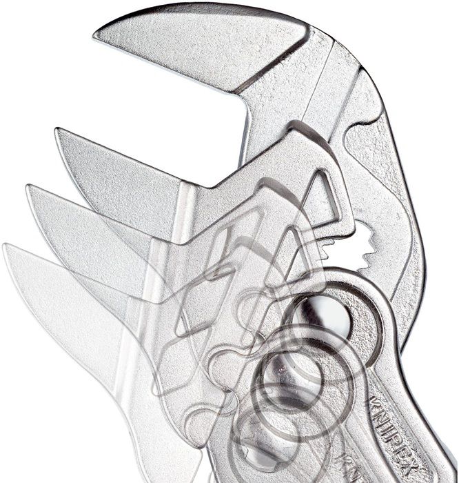 KNIPEX Zangenschlüssel, vernickelt 8603, L= 150mm, -Ø 27mm, PVC-Griffhülle - Zangen, Schneiden
